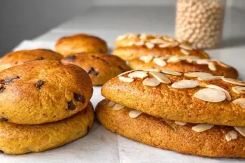 طرز تهیه نان فرانسوی با نخود / بریوش فرانسوی سالم !