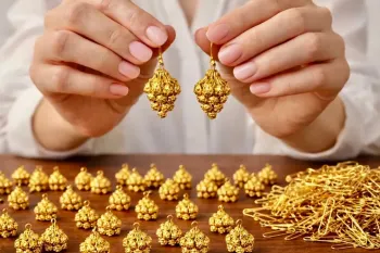 چگونه در خانه گوشواره های طلای شیک با طرح انگور بسازیم! (از مبتدی تا حرفه ای)