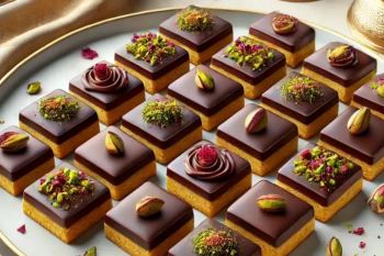 طرز تهیه حلوای سه رنگ مجلسی؛ دسری شیک و خوشمزه برای مهمانی های مفصل