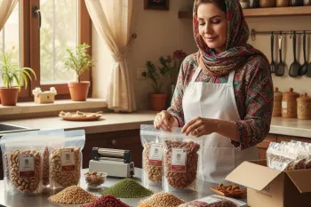 راهنمای بسته بندی خشکبار و حبوبات در خانه + درآمدزایی
