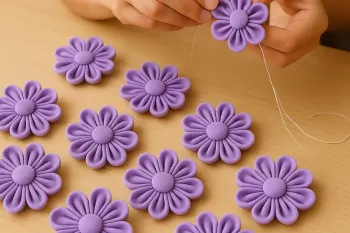 آموزش ساخت گل های زیبا با پارچه های دور ریختنی !