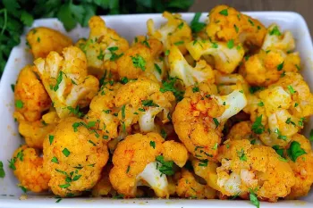 گل کلم اسپانیایی با سیر | ساده، سریع و خوشمزه !