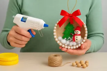 درب های پلاستیکی یا شیشه ای را دور نیندازید، باهاش یه آویز دکوری زیبا درست کنید !