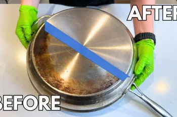 بهترین روش برای تمیز کردن قابلمه های استیل ضد زنگ !