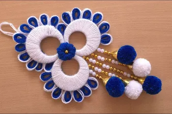 با النگوهای قدیمی و کاموا آویز دیواری درست کنید و خانه خود را تزئین کنید !