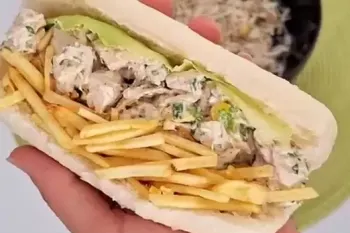 طرز تهیه ساندویچ مرغ بسیار سالم و خوشمزه !