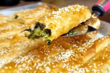 آموزش بورک اسفناج و پنیر : یکی از خوشمزه ترین های ترکیه !