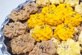 آموزش ساده ترین دستور شیرینی بهشتی عید با تمام نکات، بدون فر !
