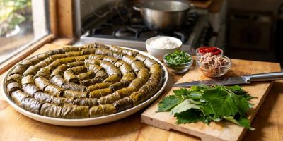 طرز تهیه دلمه برگ