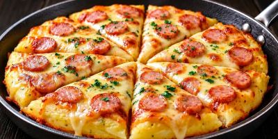 طرز تهیه پیتزا تابه