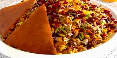 گردو پلو؛ غذای