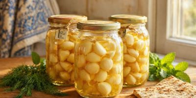 طرز تهیه سیر ترشی