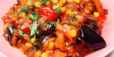 با بادمجان یک شام