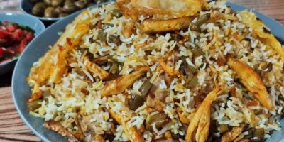 طرز تهیه لوبیا پلو