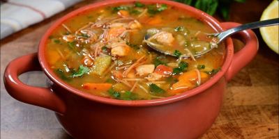 طرز تهیه سوپ مرغ با