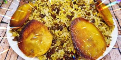 طرز تهیه عدس پلو