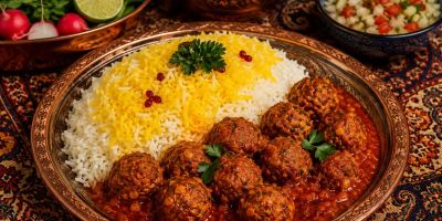 کوفته قلقلی با برنج