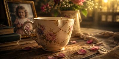 فنجان ترک خورده؛
