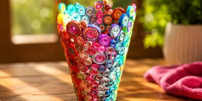 با چند نوار کاغذی