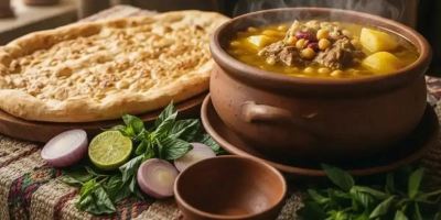 آبگوشت قنبید قم؛