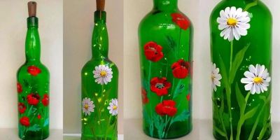 نقاشی روی شیشه برای