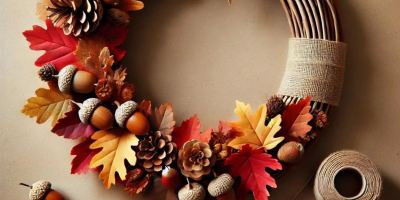 حلقه گل برای درب