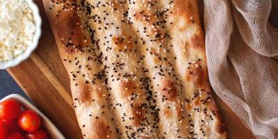 نان بربری خانگی با
