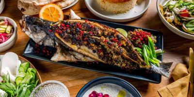 خوراک ماهی با سس