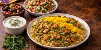 لوبیاپلو با گوشت